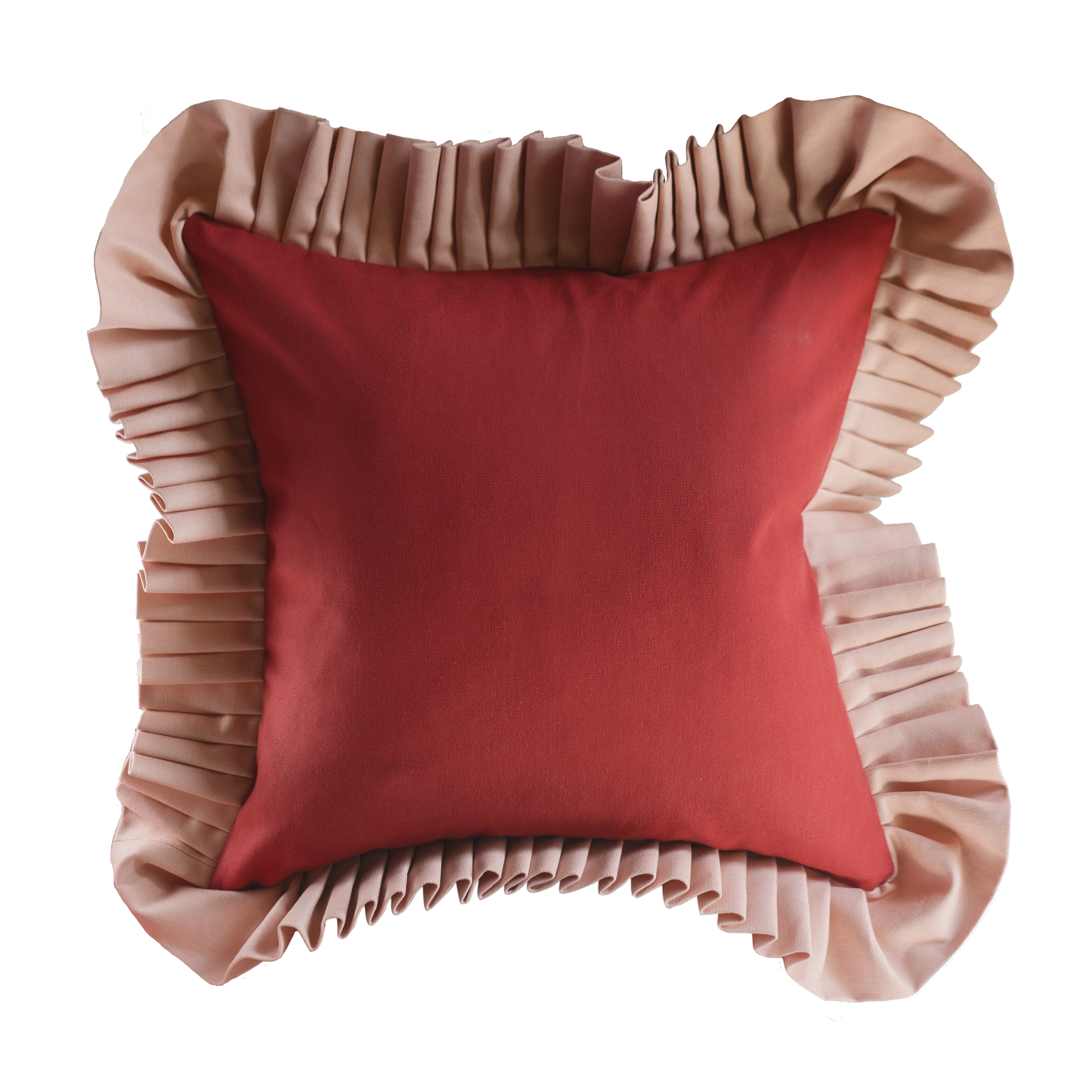 frilly pillow
