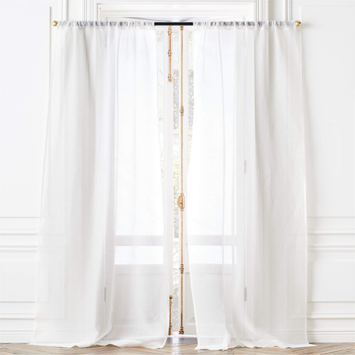 White Sheer Curtains