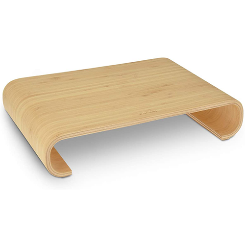 Bamboo Monitor Stand from Amazon