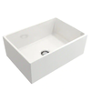 Glacier Bay Fire Clay White Sink with Steel Drain