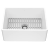 White Vigo Composite Stone Sink Available at Home Depot