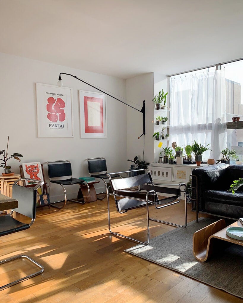 These NYC Creatives Revamp Their Living Room on a Weekly Basis