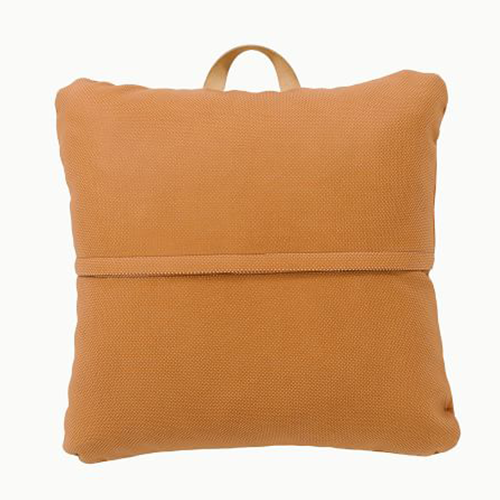 Leather Floor Pillow with Handle from West Elm