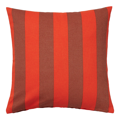 Striped IKEA pillow cushion red