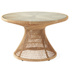 Serena & Lily Pedestal Table in Wicker