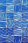 blue striped tile