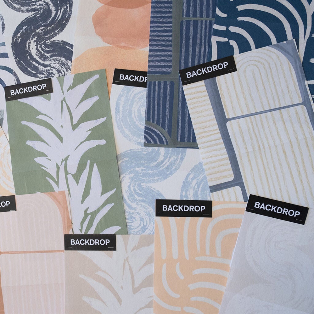 Backdrop Just Launched 5 Wallpaper Patterns That Color-Coordinate With Its Popular Paints