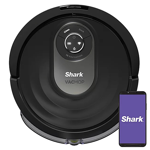 Shark Robot Vacuum Black Exterior