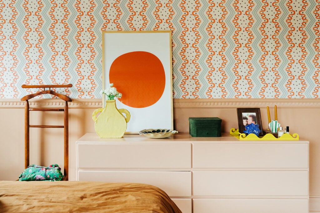 A Trip to MoMA (and the Homeowner’s Closet) Sparked This Pattern-Heavy Bedroom Refresh