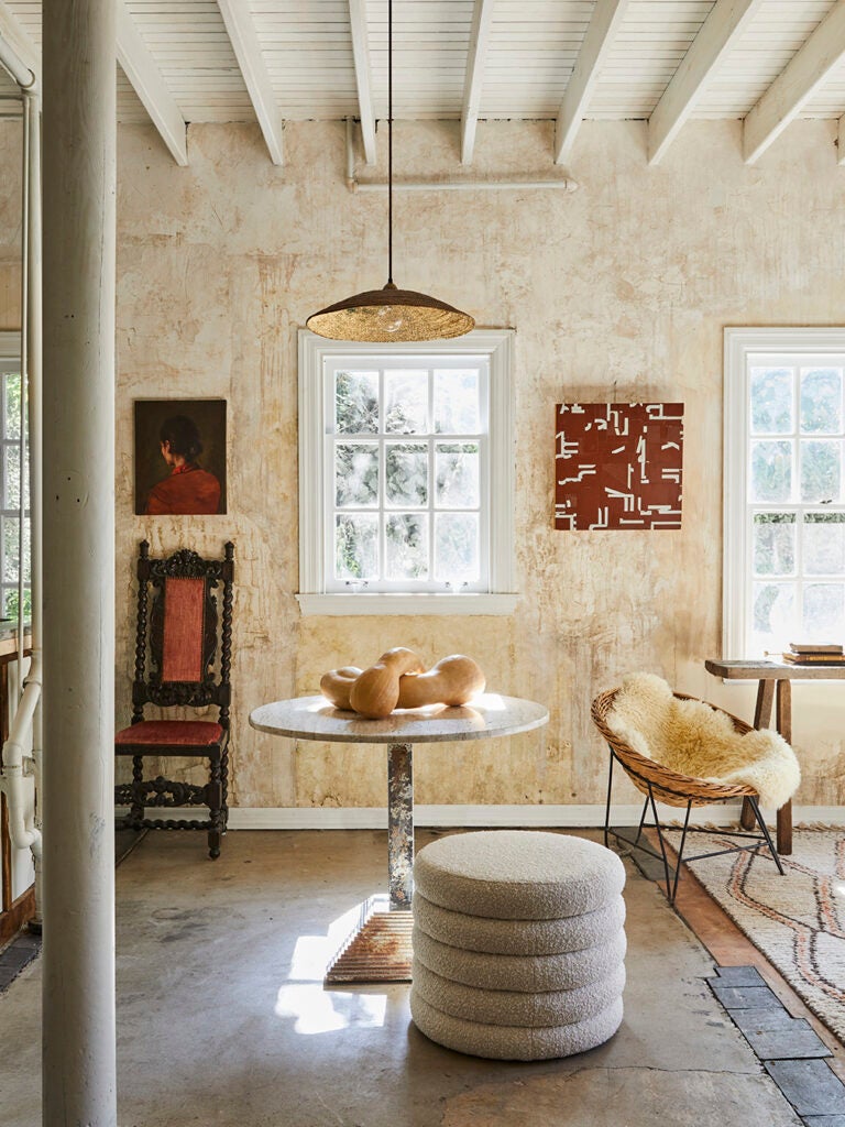 bright room with table