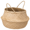woven storage basket with handles