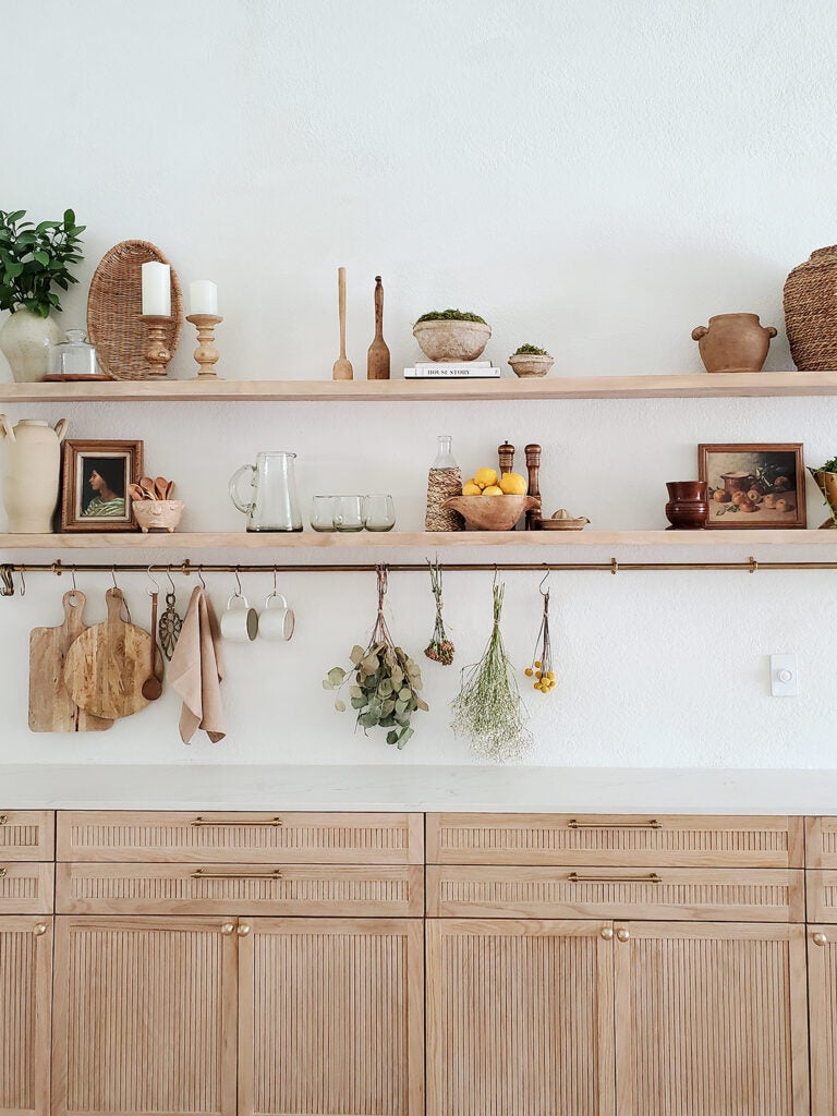 Thanks to This DIY Serving Station, the Dining Room’s 15-Foot Ceilings No Longer Loom