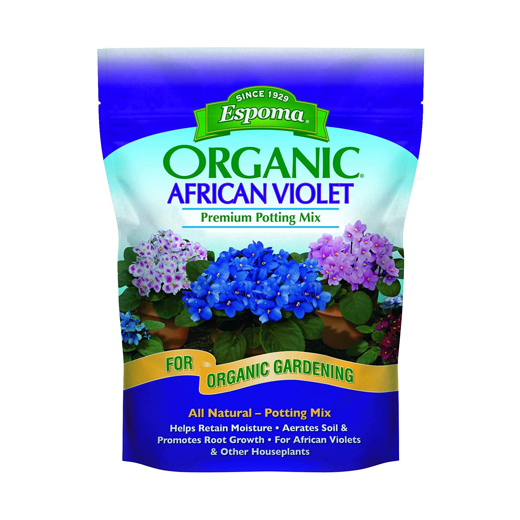 Espoma Organic African Violet Potting Mix Domino
