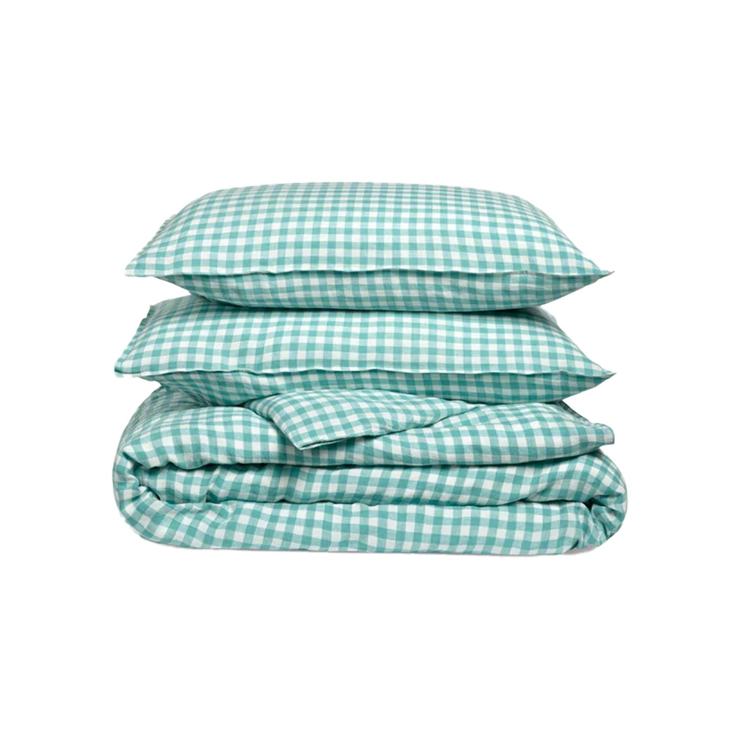 turquoise gingham