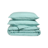 turquoise gingham