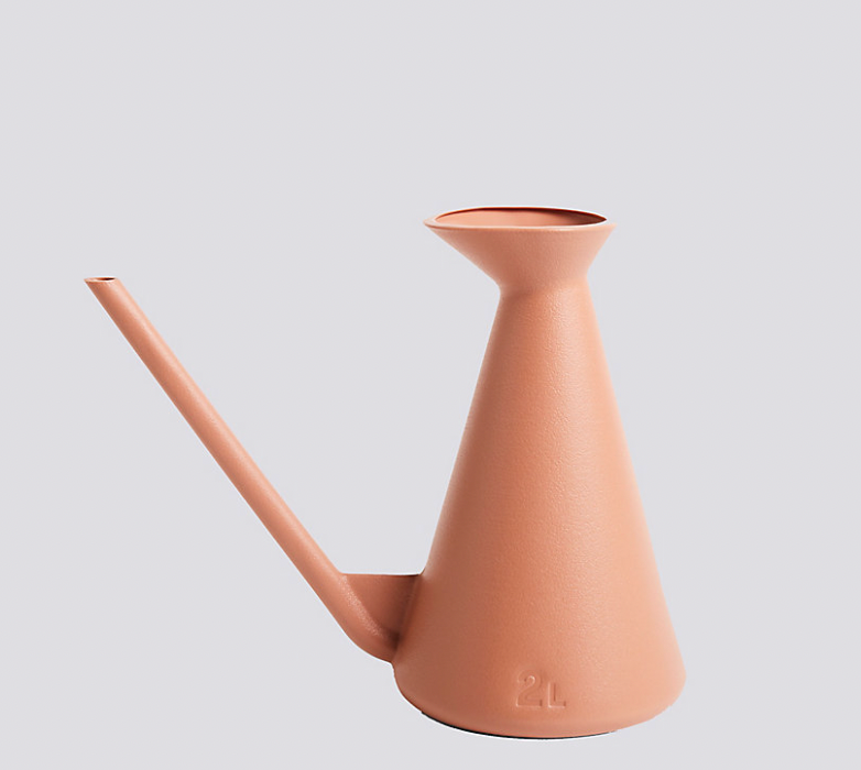 peach watering can
