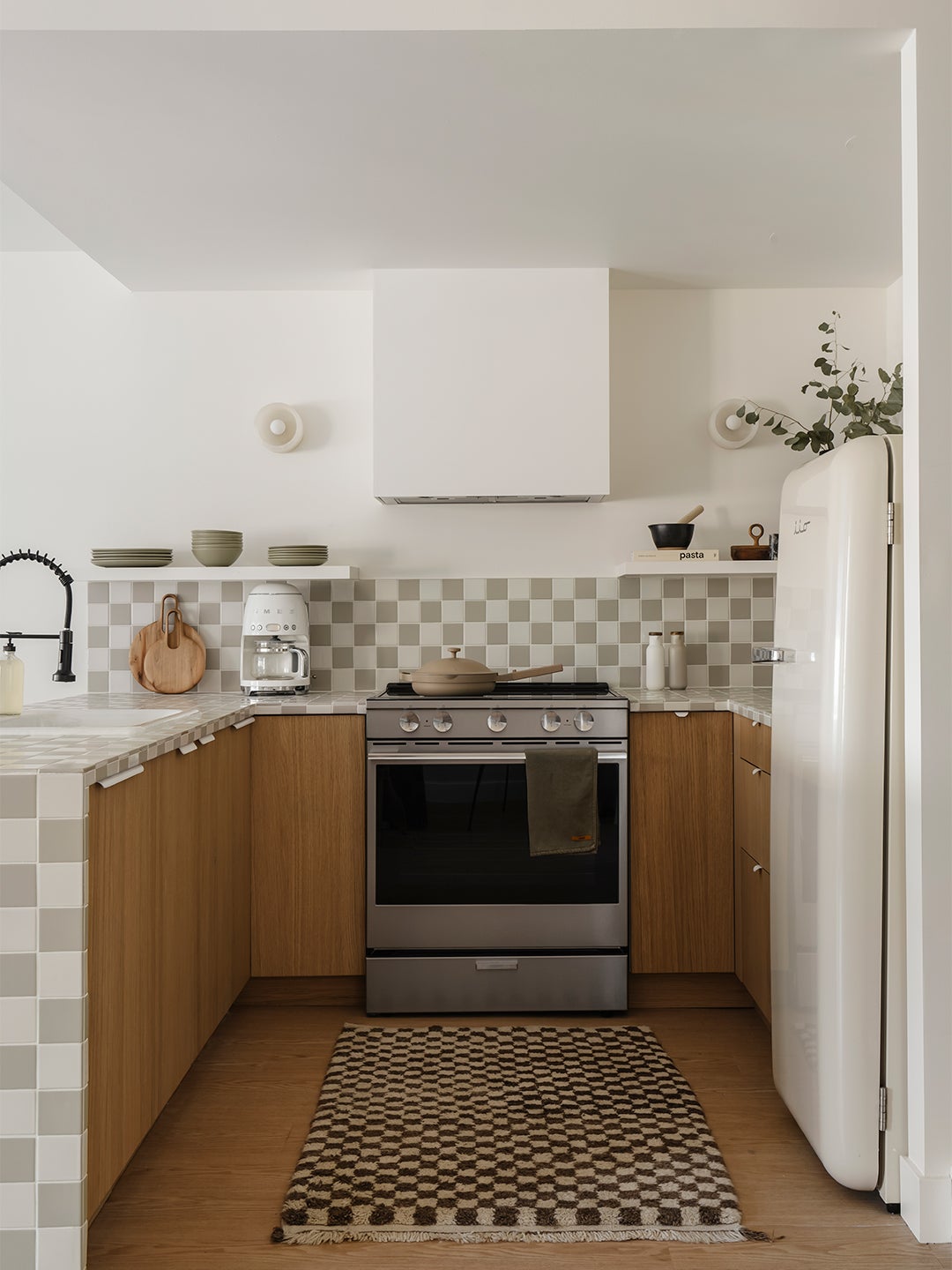 tiled kitchen