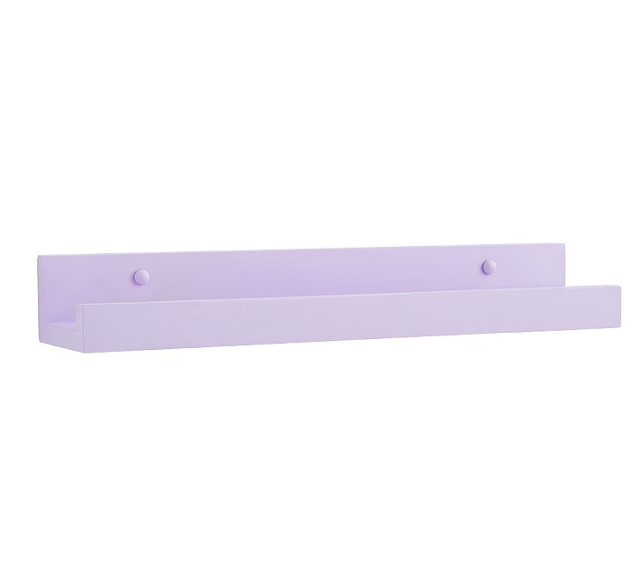purple picture ledge shelf