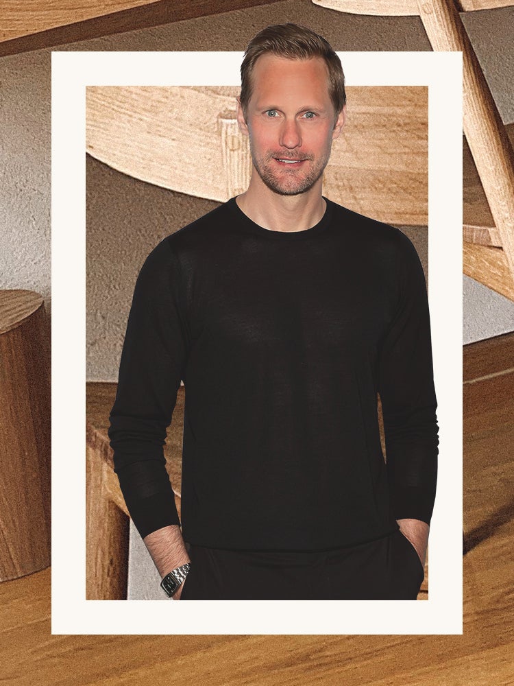 Actor Alexander Skarsgård's Galley Kitchen Doesn't Feel Small Thanks to This Cabinet Style