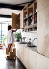 modern plywood kitchen