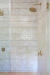 shower grooved wall