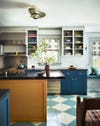 checkered kitchen floors