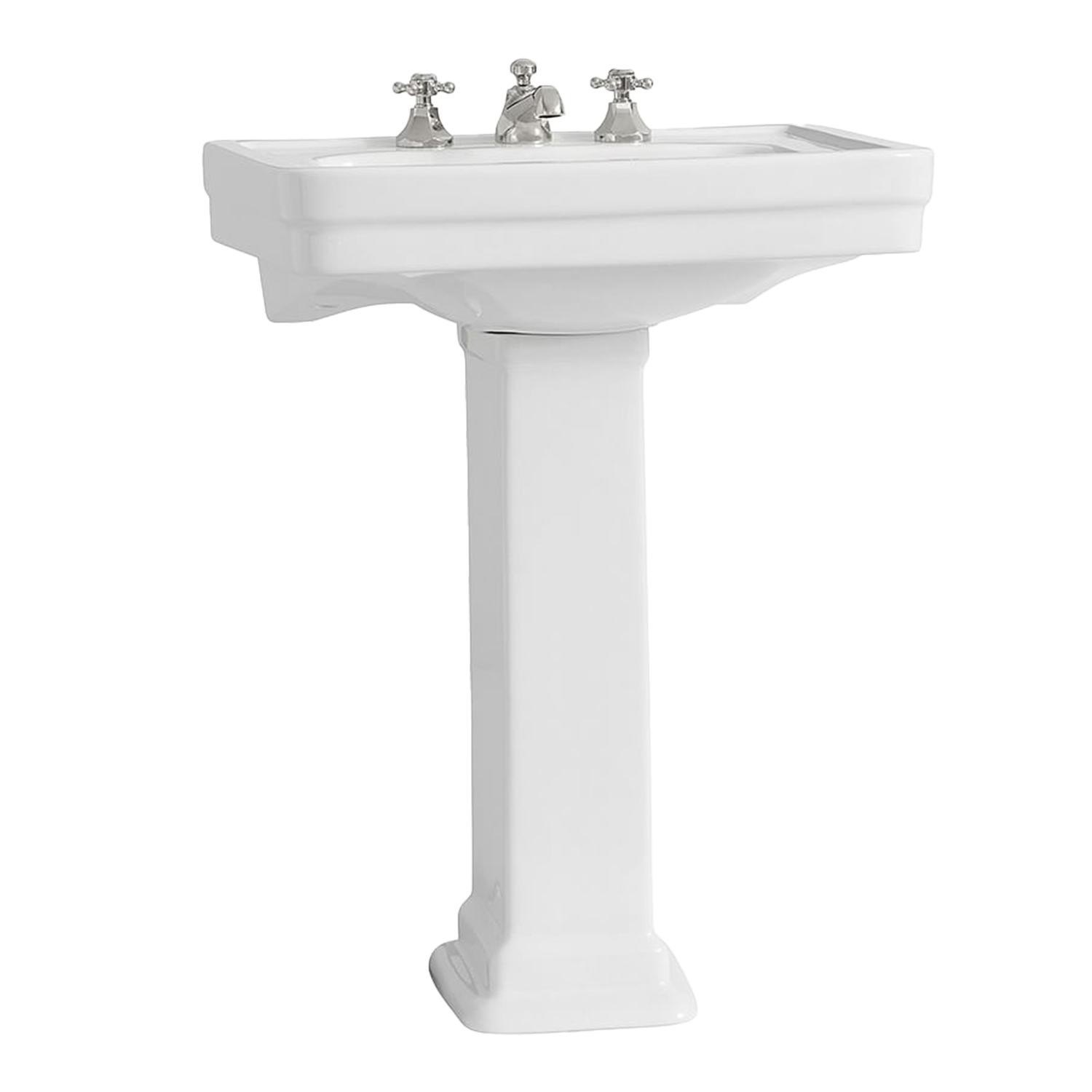 Saif Pedestal Ceramic Single Sink