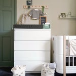 pale green and white nursery