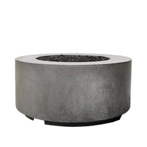 Pewter Gray Round Smokeless Fire Pit by Boxhill