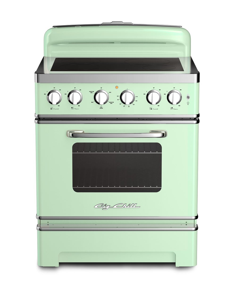 retro green stove