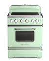 retro green stove