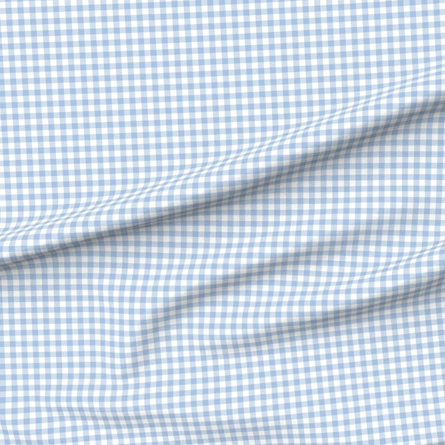blue check fabric by spoonflower
