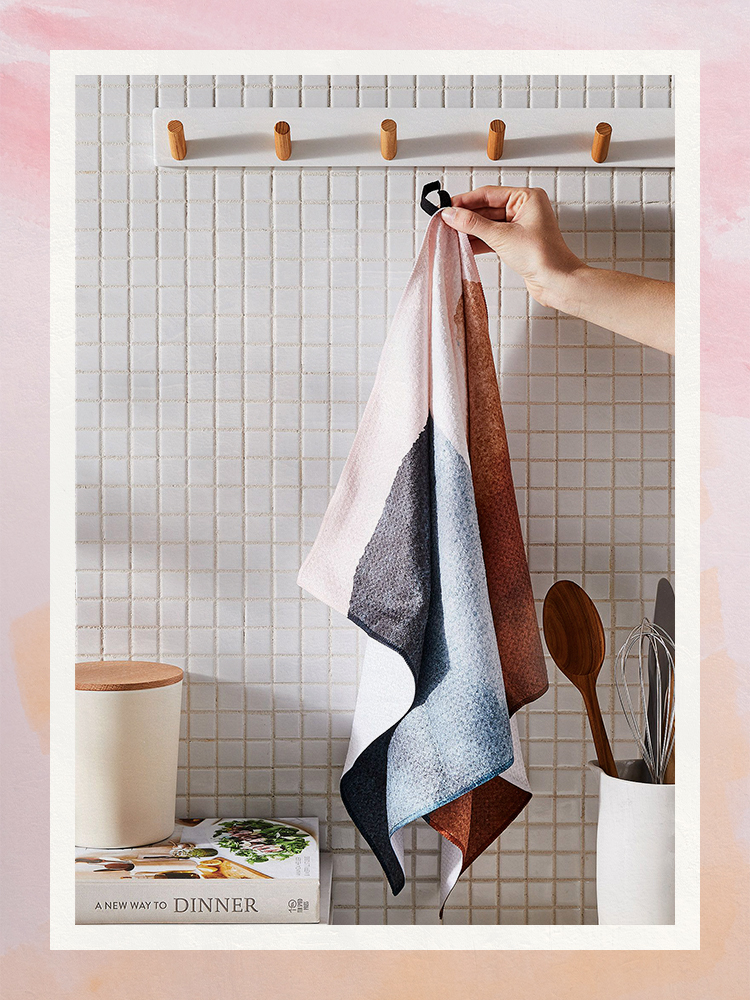 GEOMETRY Kitchen Tea Towel -Quick Dry Microfiber Dish Towels