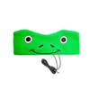 headband speakers with green frog theme