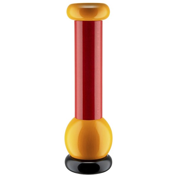 red and yellow pepper grinder