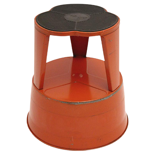 Red french step stool