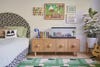boys room with green rug
