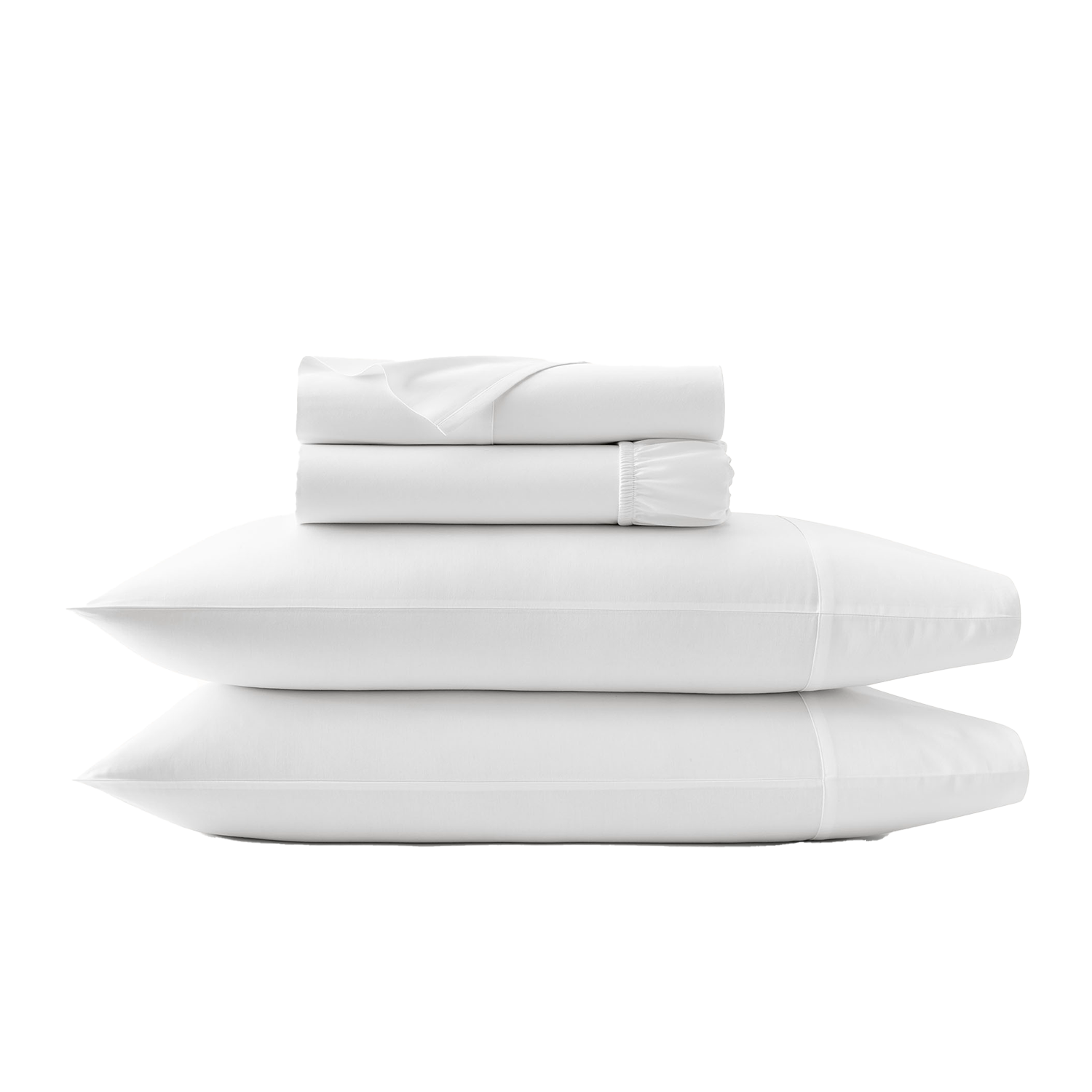boll and branch signature hemmed sheet set white