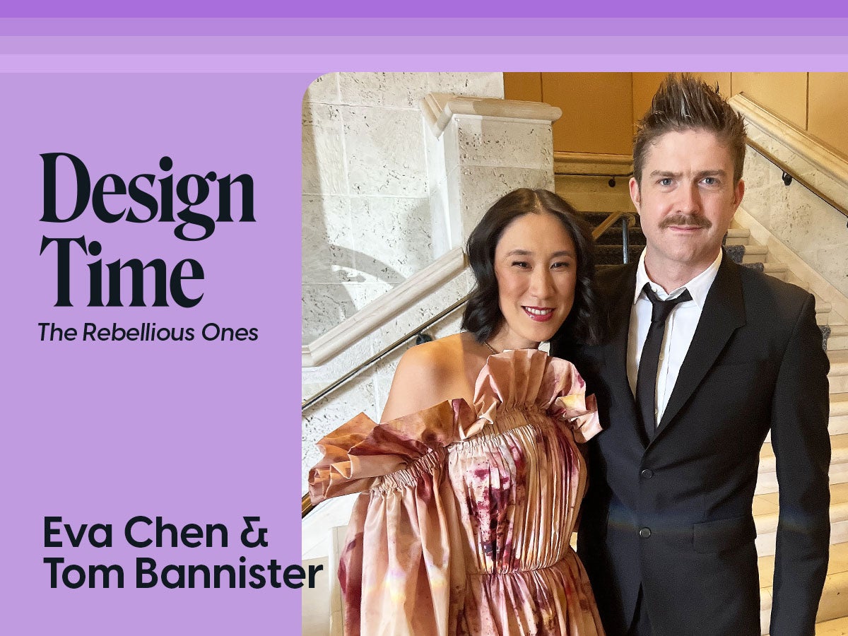 Design Time Eva Chen and Tom Bannister Hero Image