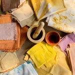 colorful naturally-dyed textiles