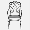 iron dining chair