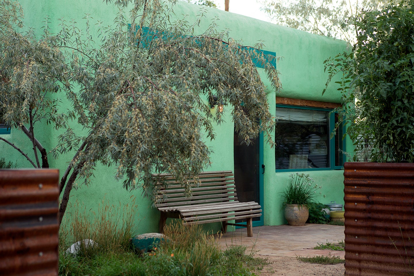 jade green home exterior
