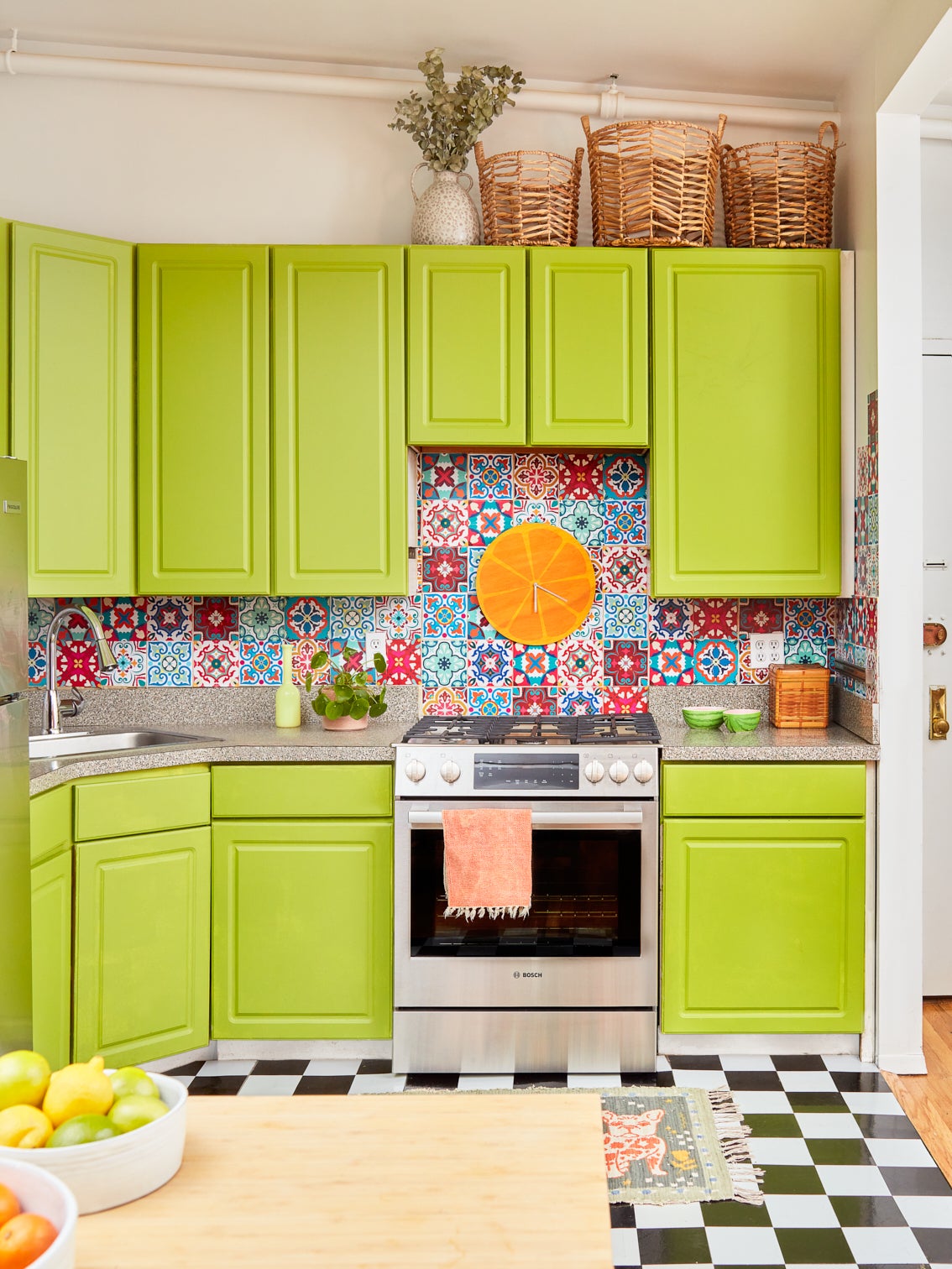 I Designed a Lime Green Kitchen That I Love—But My Followers Hate