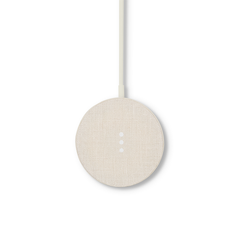 Silo of Linen Natural Wireless Charger by Courant