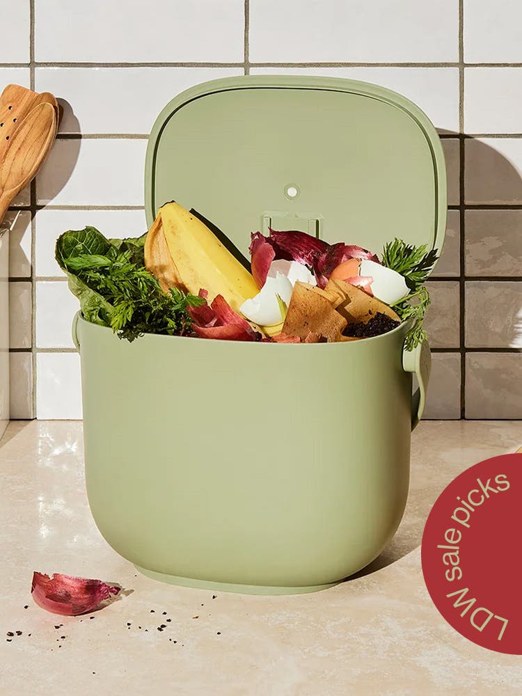 Our Favorite Countertop Composter That Truly Traps Bad Odors Is a Steal Right Now for Labor Day