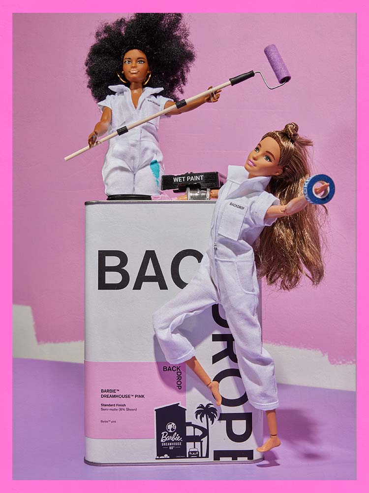 Our Favorite Color in Backdrop's New Barbie Paint Collection Isn't Even Pink