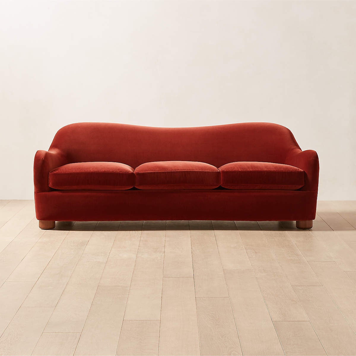 red couch.