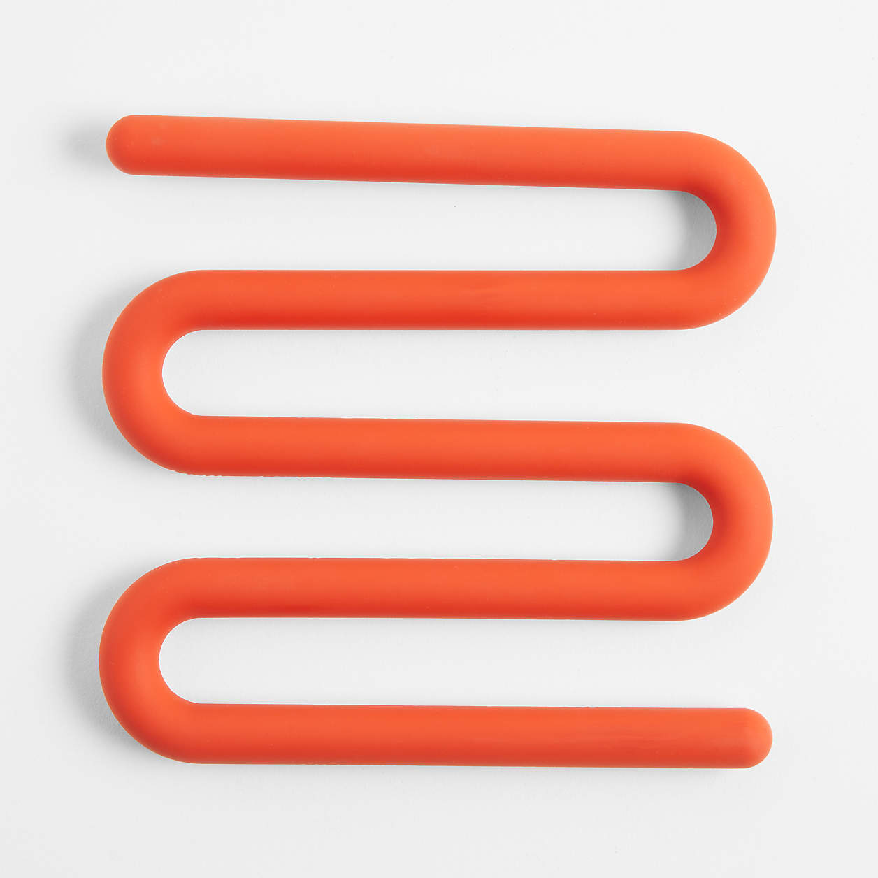 Red Silicone Trivet by Molly Baz