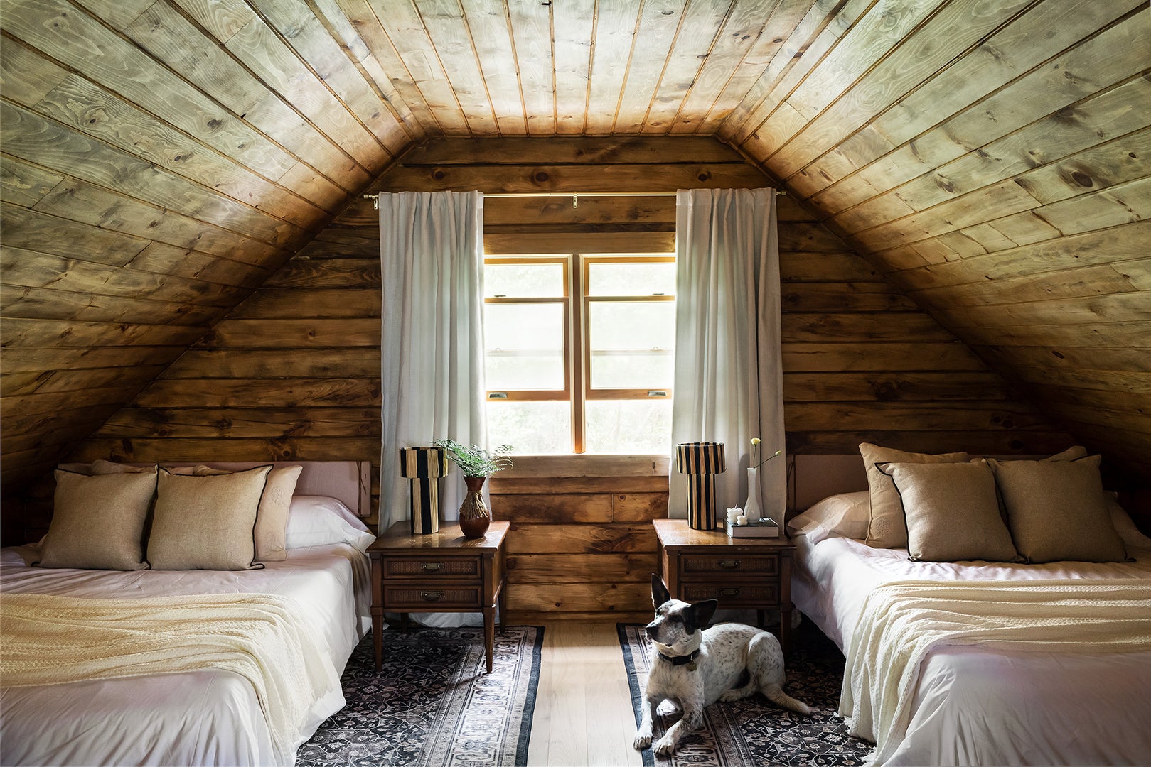 cabin loft bedroom