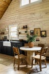 sleek modern wood kitchen
